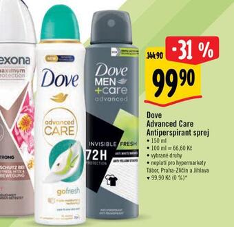 Albert Dove advanced care antiperspirant sprej nabídka