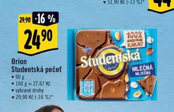 Albert Orion studentská pečeť nabídka