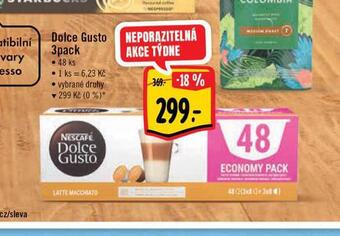Albert Dolce gusto 3pack nabídka