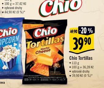 Albert Chio tortillas nabídka