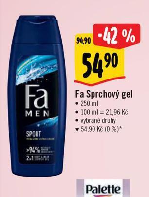 Albert Fa sprchový gel nabídka