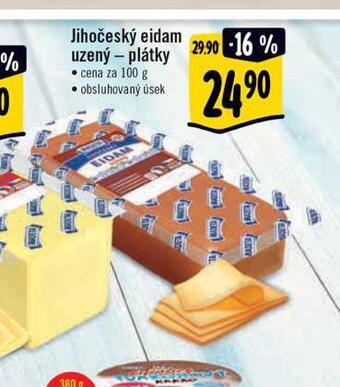 Albert Jihočeský eidam uzený - plátky nabídka