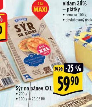 Albert Sýr na pánev xxl nabídka