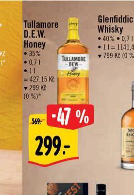 Albert Tullamore d.e.w. honey nabídka