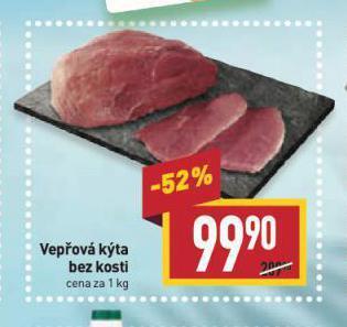 Billa Vepřová kýta bez kosti nabídka