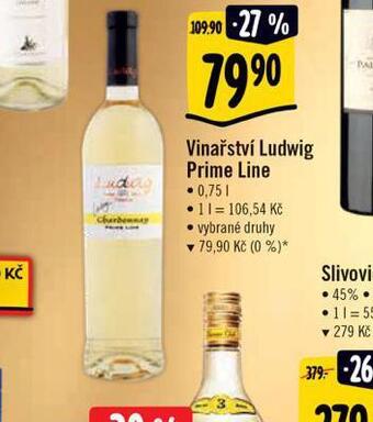 Albert Vinařství ludwig prime line nabídka