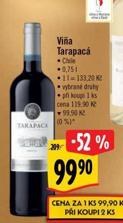 Albert Viňa tarapacá nabídka