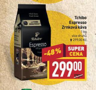 Billa Káva tchibo nabídka