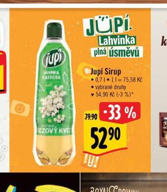 Albert Jupí sirup nabídka