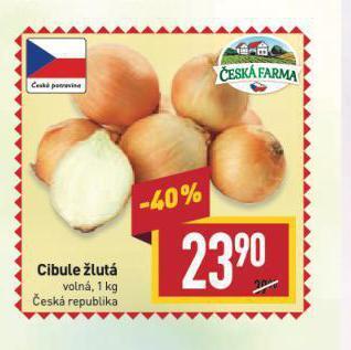 Billa Cibule žlutá nabídka