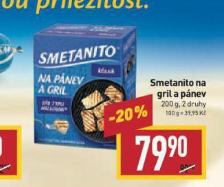 Billa Smetanito na gril a pánev nabídka