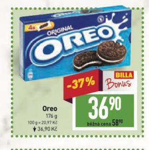 Billa Oreo nabídka