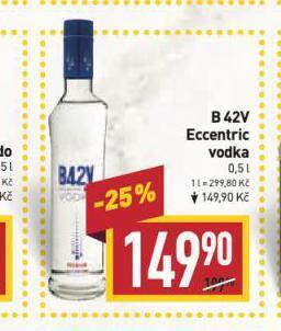 Billa B42v eccentric vodka nabídka