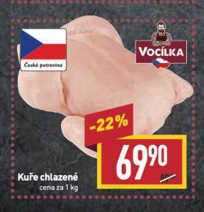 Billa Kuře chlazené nabídka