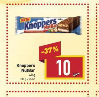 Billa Knoppers nutbar nabídka