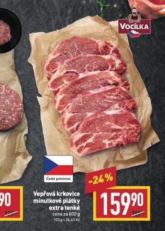 Billa Vepřová krkovice nabídka