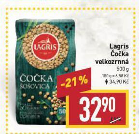 Billa Lagris čočka nabídka