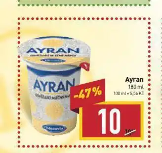 Billa Ayran nabídka