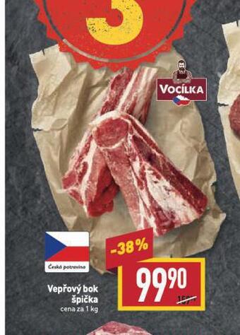 Billa Vepřový bok špička nabídka