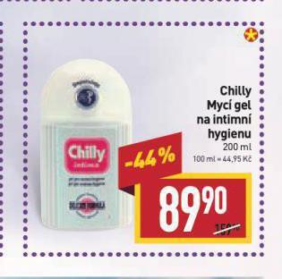 Billa Chilly mycí gel na intimní hygienu nabídka