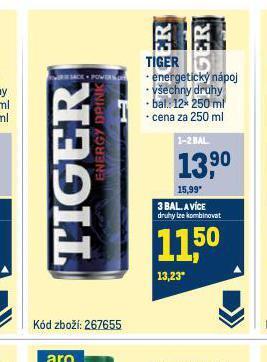 Makro Tiger nabídka