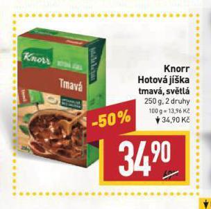Billa Knorr hotová jíška nabídka