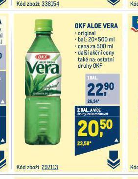 Makro Okf aloe vera nabídka