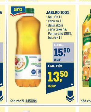 Makro Jablko 100% nabídka