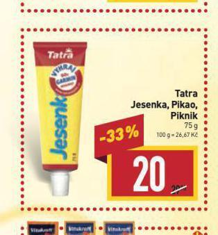 Billa Tatra jesenka nabídka