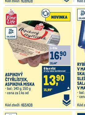 Makro Aspikový čtyřlístek nabídka