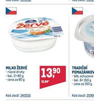 Makro Milko žervé nabídka