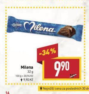 Billa Milena nabídka