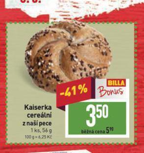 Billa Kaiserka nabídka