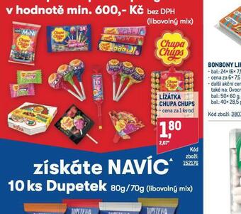 Makro Lízátka chupa chups nabídka