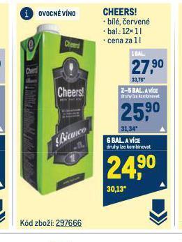 Makro Cheers! nabídka