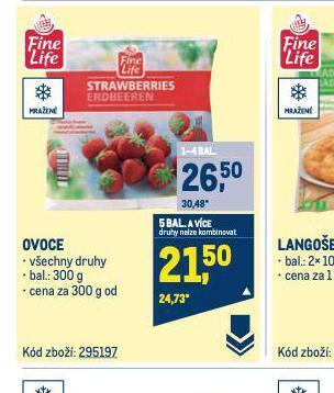 Makro Ovoce nabídka