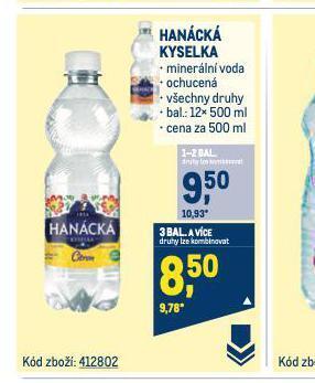 Makro Hanácká kyselka nabídka