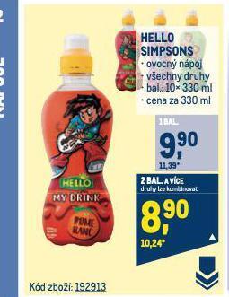 Makro Hello simpsons nabídka