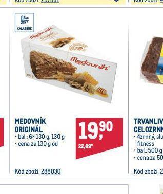 Makro Medovník original nabídka