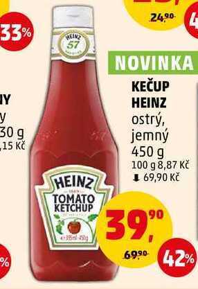 Penny Market Kečup heinz, 450 g nabídka