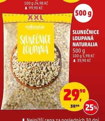 Penny Market Slunečnice loupaná naturalia, 500 g nabídka