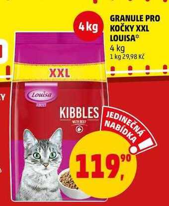 Penny Market Granule pro kočky xxl louisa, 4 kg nabídka