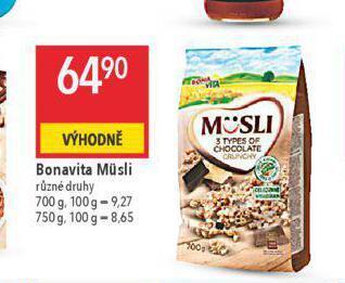 Globus Bonavita musli nabídka