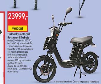 Globus Elektrický motocykl nabídka