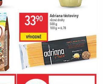 Globus Adriana těstoviny nabídka