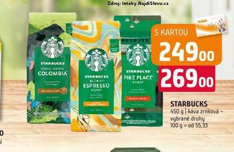 Terno Káva starbucks nabídka