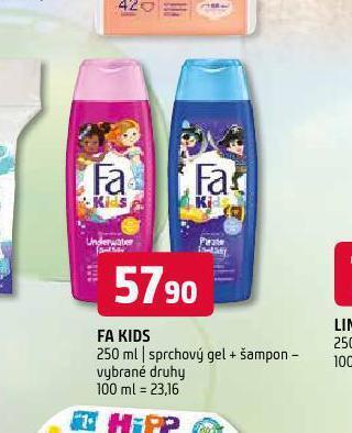 Terno Fa kids sprchový gel + šampon nabídka