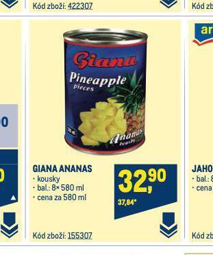 Makro Giana ananas nabídka