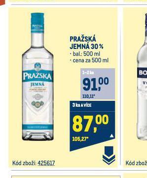 Makro Pražská jemná 30% nabídka