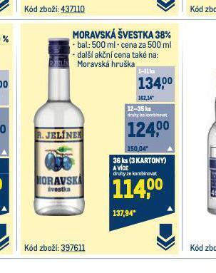 Makro Moravská švestka 38% nabídka